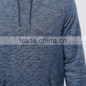 Custom Embroidered Zip Pouch Pocket With Hood Dark Grey Men's 55% Cotton 45% Polyester Casual Autumn Hoodies photo-3