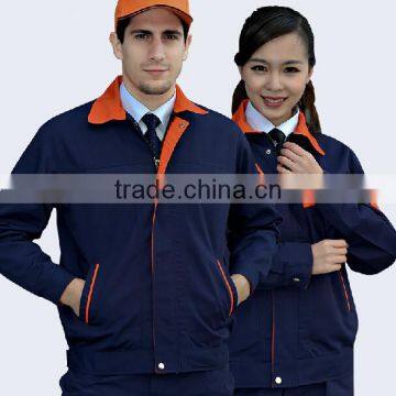 2015 Cheaper customized thickest canvas uniform for workers