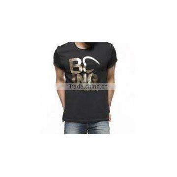 Manufactory Custom Logo Print T Shirt, 100% Polyester Fabric,160gsm, Foil Printing photo-2