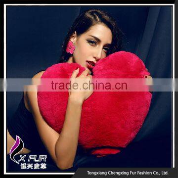 CX-D-104 Designer Handmade Rex Rabbit Fur Cushion Covers photo-2