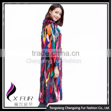 CX-G-A-33 Autumn New Design European Luxury Elegant Regular Style Ladies Mink Fur Coat photo-4