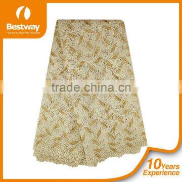 Factory Wholesale African Heavy Lace Fabric CP0035-1 African Guipure Lace Fabric For Party photo-4