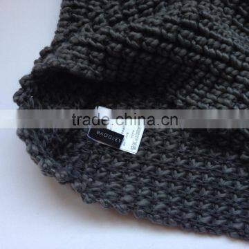 Acrylic Grey Color Fashion Winter Factory Manufacture Fashion Young Knitted Tube Scarf photo-5