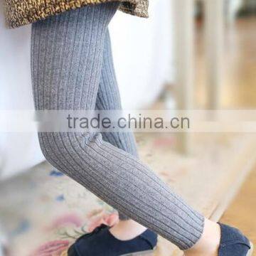 wholesale gray pink black kids baby rib knit leggings tights