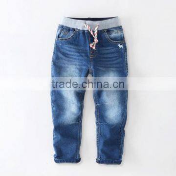 2017 wholesale kids jeans pants embroidery designs kids boys jeans