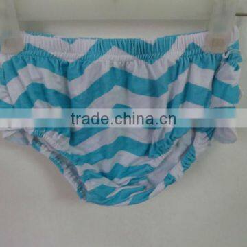 Boutique Cotton Baby Ruffle Diaper Cover Bloomers Wholesale Baby Chevron Bloomes