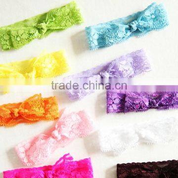 New Elastic Lace Baby Headband Wholesale photo-2