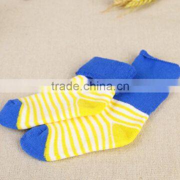 Zm53066a Striped Folded Cuff Children School Cotton Socks photo-4