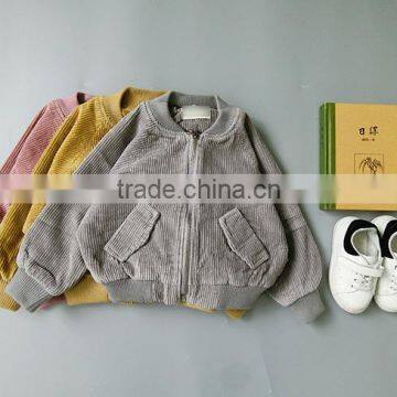 1-7 Years Wholesale 2017 New Autumn Long Sleeve Cotton Boys Girls Coat (pick Size Color) photo-2