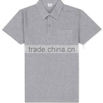 China Factory Wholesale Price CVC Pique Polos Shirt photo-5