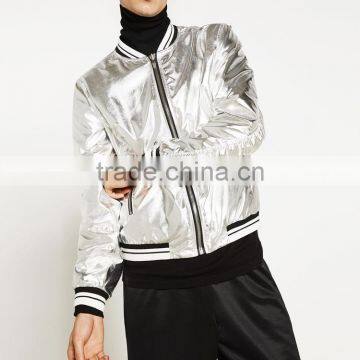 Wholesale Classic Jacket for Men and Women Nylon Custom Bomber Jacket photo-3