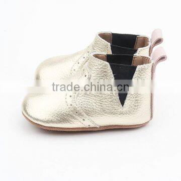 V Mould Prewalker Hi-top Boots Leather Baby Shoes in Bulk photo-2