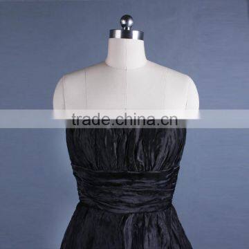 Black Strapless Strapless Evening Dress photo-6
