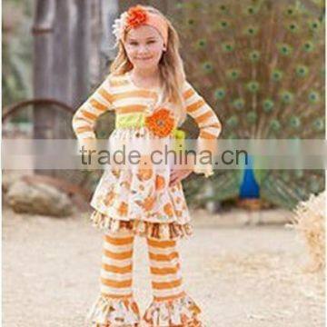 girls fall boutique outfit halloween outfit babies clothes made in china