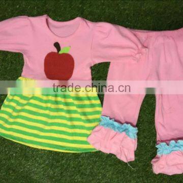 Fashion Baby 2 Pcs Outfit Girls Clothing Set Kids Autumn Boutique Children Clothes Set Long Sleeve Dress Top And Pant Set photo-3