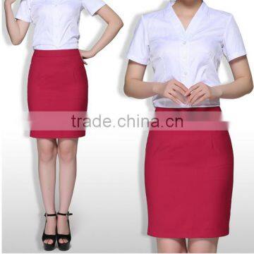 OEM Custom Women Pilot Skirt Airline Stewardess Uniform photo-2