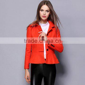 2017 Latest Overcoat Women Short Winter Ladies Coat for Wholesale photo-2