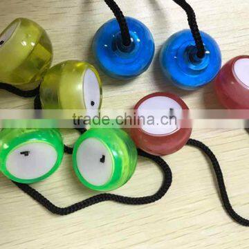 Flashing Led Light Up Finger Fidget Thumb Chucks Anti Stress Toys Multi Colors Finger LED Yo Yo Ball photo-2
