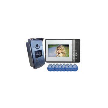 7inch Wired Video Door Phone with Card Reading Function