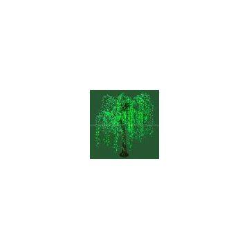 Green LED Simulation Tree Light With Willow