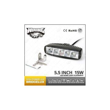 5.5 Inch 15W LED Work Light, UTV ATV Led Work Light ,12V 6000K Led Working Light with Spot/Flood