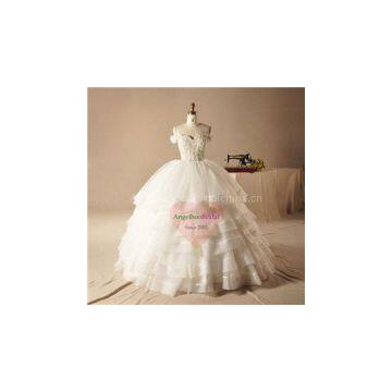 Princess Organza Ball Gown Wedding Dresses WD1502