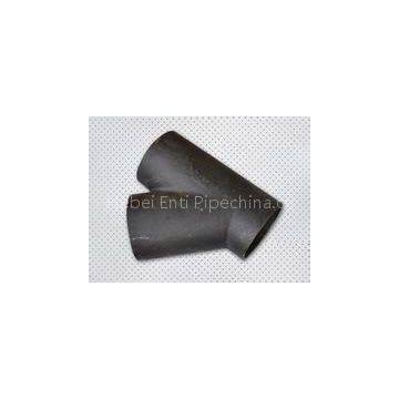 Equal oblique tee pipe fittings exporter