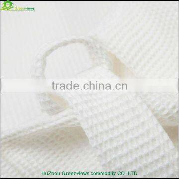 Waffle Cotton Embroidered Robe and Waffle Bathrobe for Couple Shawl/kinomo Style Robe photo-4