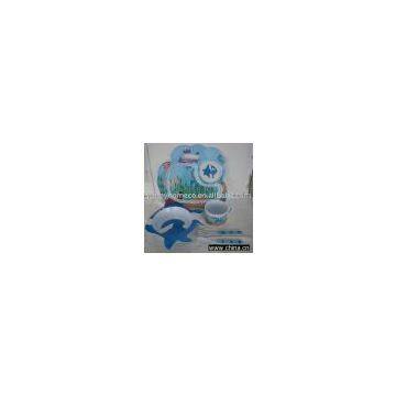 melamine children dinner set