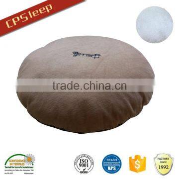 Round polyester fiber dog bed eco-friendly