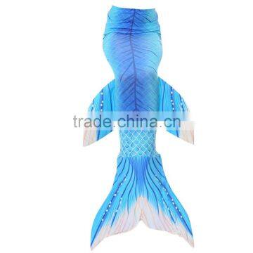 Girls Sparkle Metalic Fish Scales Mermaid Dress for Swimming