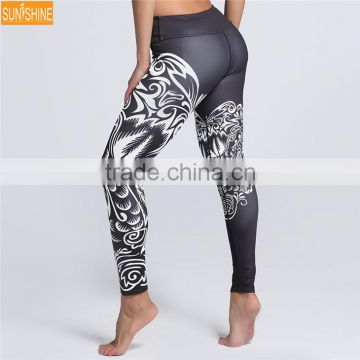 New Fashion Design Printed Yoga Leggings Skin Tight Yoga Pants