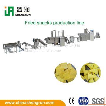 Puffed snack extruder machine
