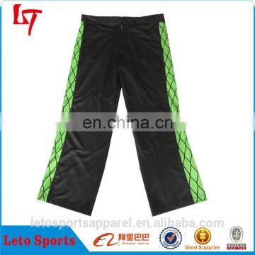 Custom Designing Sublimation Black Striped Baseball Softball Pants photo-2