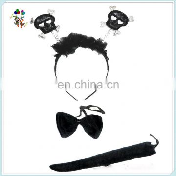 3pcs Black Skull Halloween Party Headbands HPC-0747