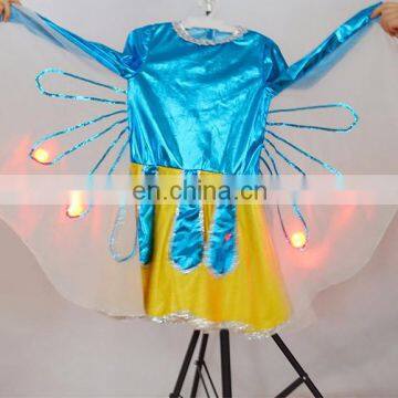 Custom girls butterfly dress fashion halloween costume