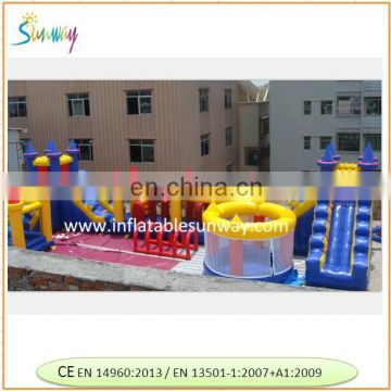 huge customized inflatable obstacle games