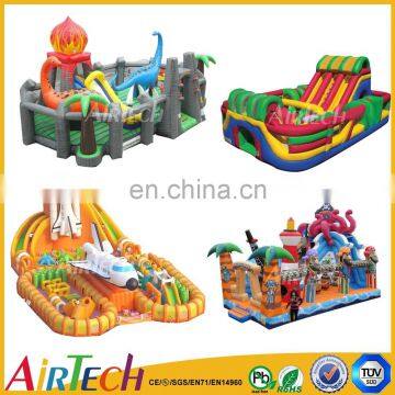 Jurassic/jungle/dinosaur/airplane giant inflatable amusement park,inflatable fun city,inflatable playground