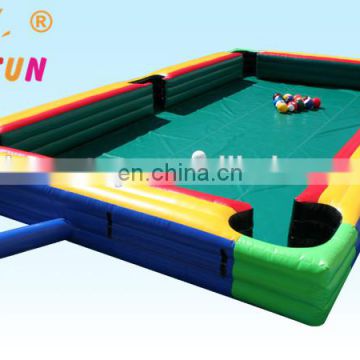 Commercial inflatable billiard ball / inflatable human billiards / inflatable sport game with factory price