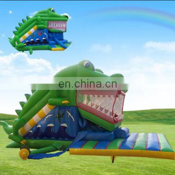 Exciting Crocodile Inflatable Slide