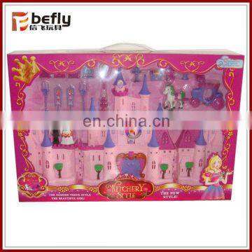 Cheap plastic prinecess toy castle