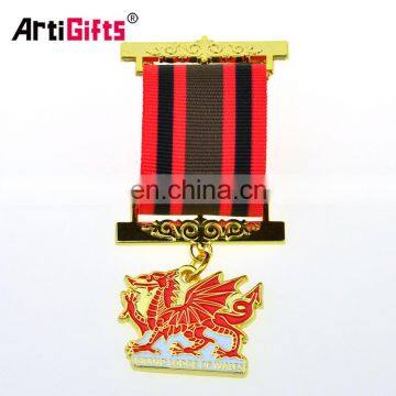 British Replica Masonic Military Medals And Ribbon With Safety Pins