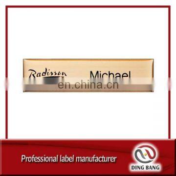 DB New design metal name tag