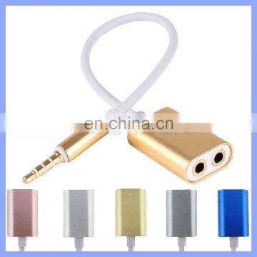 3.5mm AUX Audio Splitter Cable Earphone Headphone Adapter Male to Female