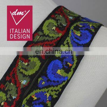 Hot sale jacquard ethnic ribbon trim for clothes