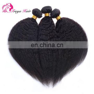 2017 Hot Sale100% unprocessed virgin human hair kinky straight 3 Bundles cheap brazilian hair bundles