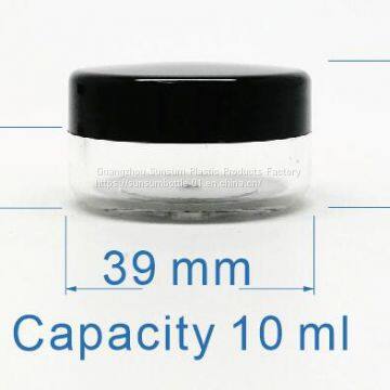 China Manufacturer Minn 10g Clear Plastic Pet Cosmetic Cream Jar photo-2