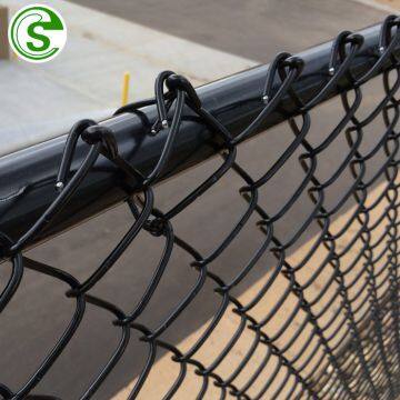 Chain link mesh fence long life galvanized iron powder coating diamond fence