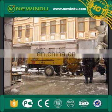 Electric Mobile Trailer Mounted Concrete Delivery Pump for Concrete Construction
