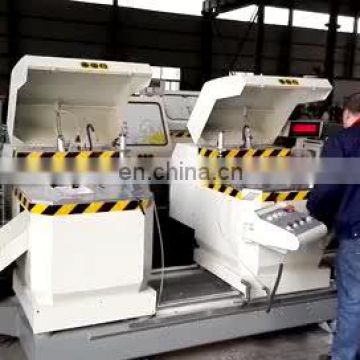 Aluminum window machine double head upcut miter saw